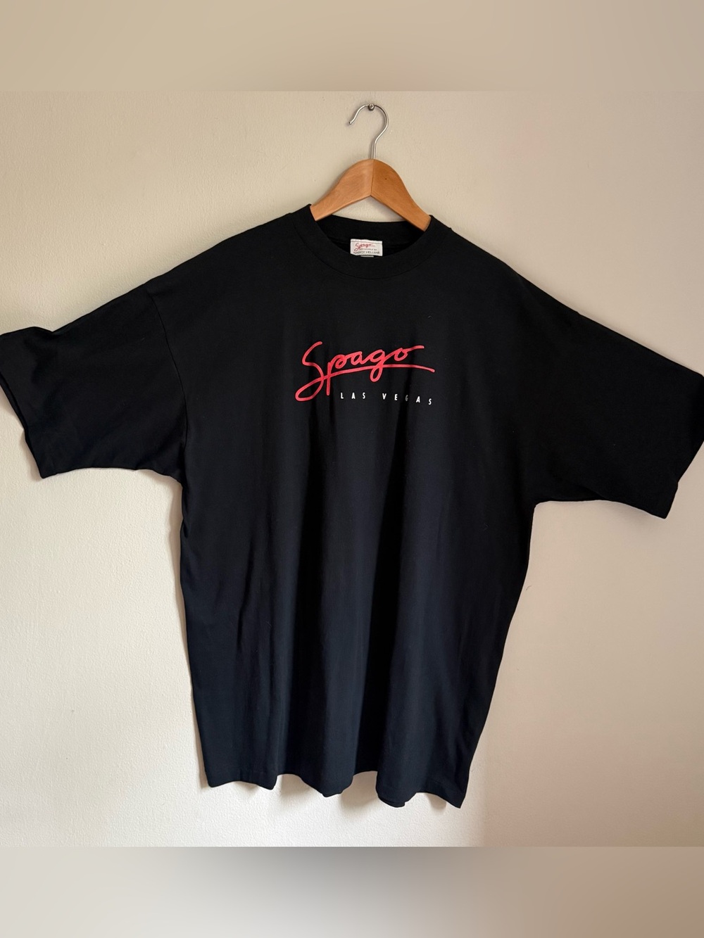 Spago Las Vegas T-Shirt Nancy Heller Vintage XL Made in USA 100% Cotton